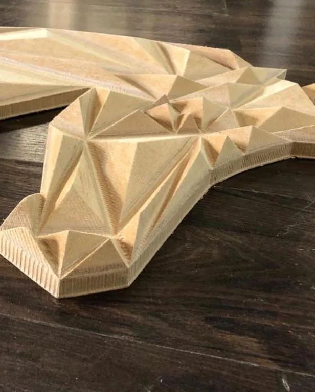 Geometrik rölyefin farklı açıdan görünümü